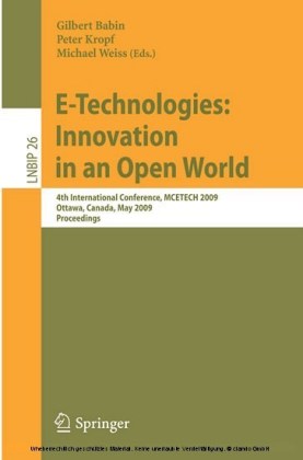E-Technologies: Innovation in an Open World