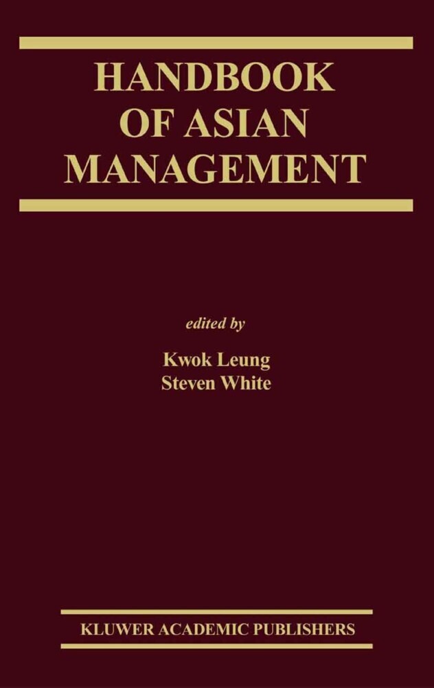 Handbook of Asian Management main product photo