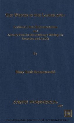 The Writer in the Landscape: Authorial Self-Representation and Literary Form in the Landscape Writings of Unamuno and Azorín