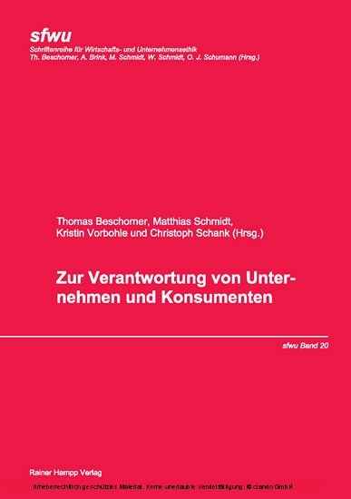 Zur Verantwortung von Unternehmen und Konsumenten main product photo