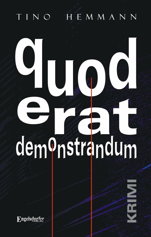 quod erat demonstrandum. Krimi main product photo
