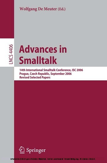 Advances in Smalltalk main product photo