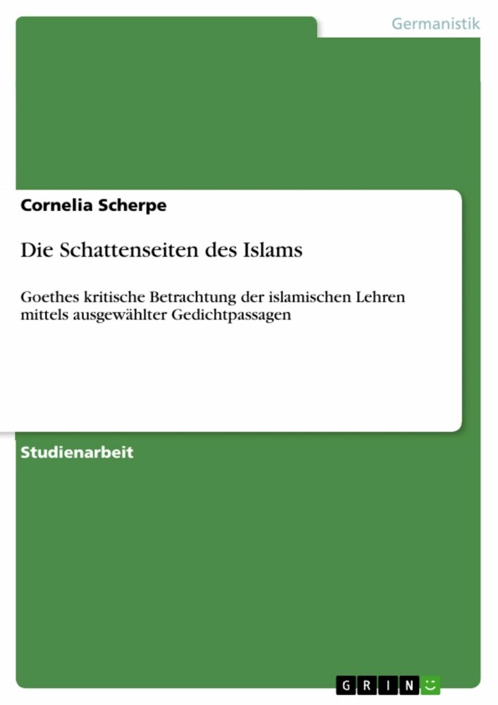 Die Schattenseiten des Islams main product photo