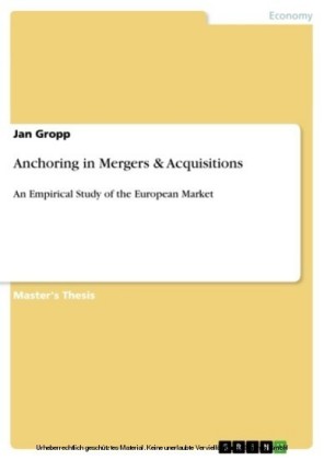 Anchoring in Mergers & Acquisitions
