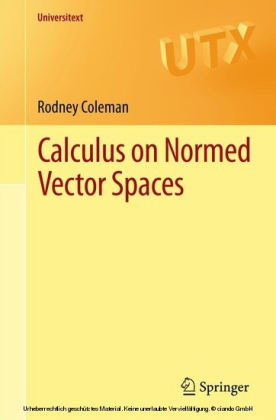 Calculus on Normed Vector Spaces