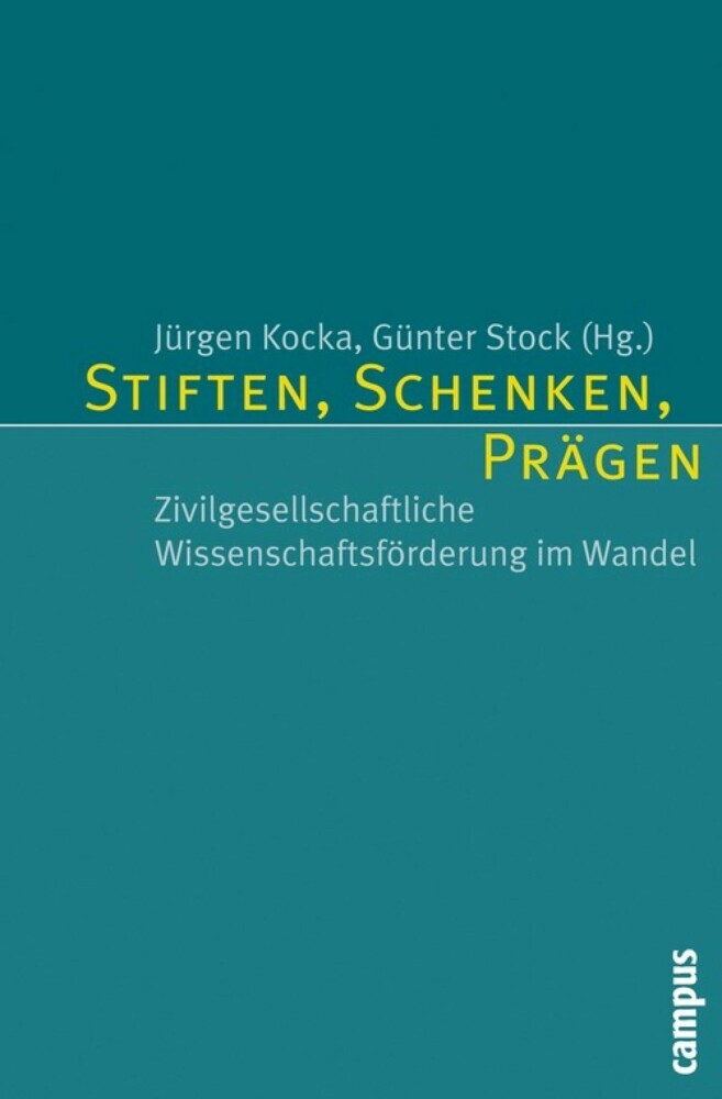 Stiften, Schenken, Prägen main product photo