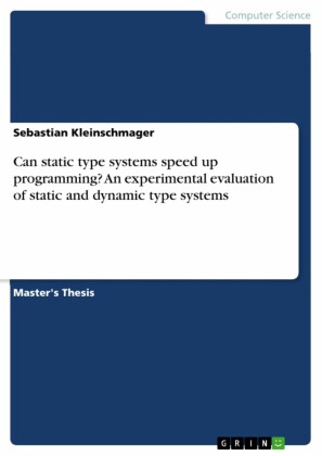 Can static type systems speed up programming? An experimental evaluation of static and dynamic type systems