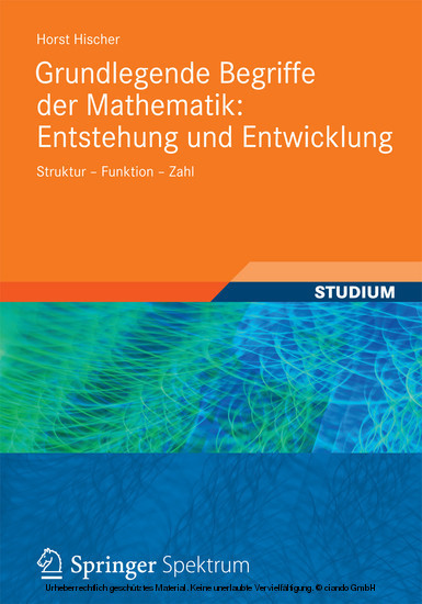 Grundlegende Begriffe der Mathematik: Entstehung und Entwicklung main product photo