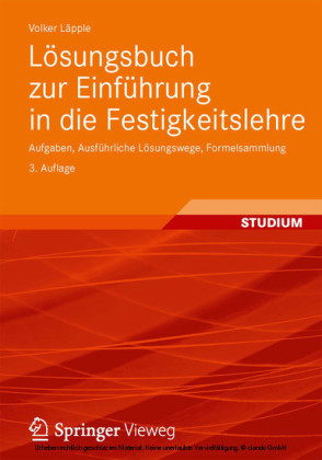 Lösungsbuch zur Einführung in die Festigkeitslehre