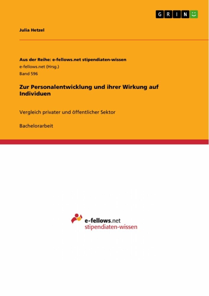 Zur Personalentwicklung und ihrer Wirkung auf Individuen main product photo