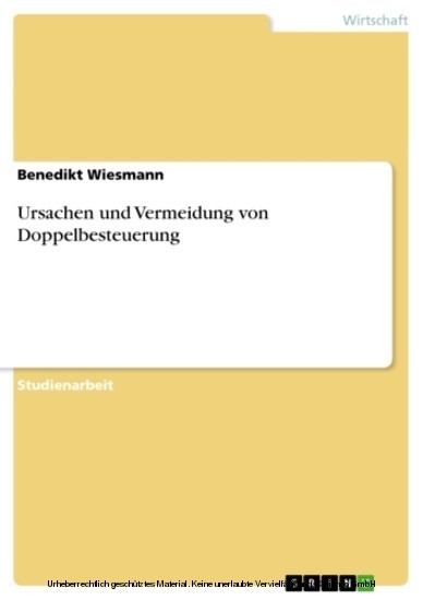 Ursachen und Vermeidung von Doppelbesteuerung main product photo
