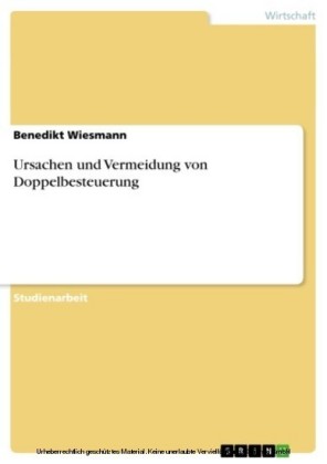 Ursachen und Vermeidung von Doppelbesteuerung