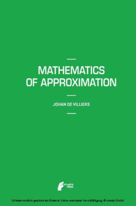 Mathematics of Approximation