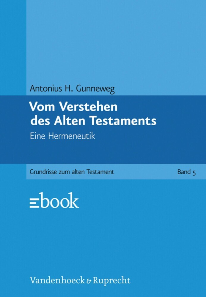 Vom Verstehen des Alten Testaments main product photo