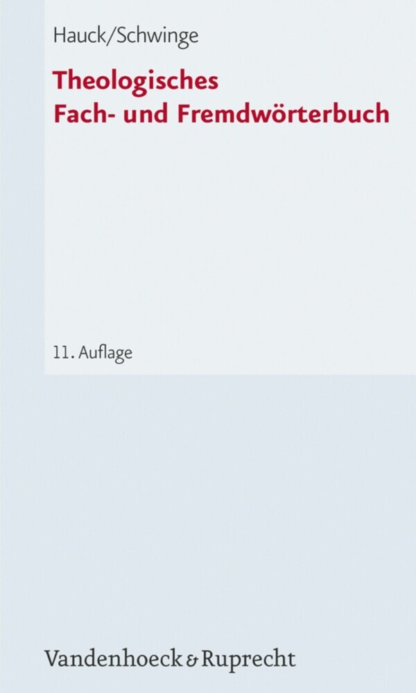 Theologisches Fach- und Fremdwörterbuch main product photo