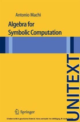 Algebra for Symbolic Computation