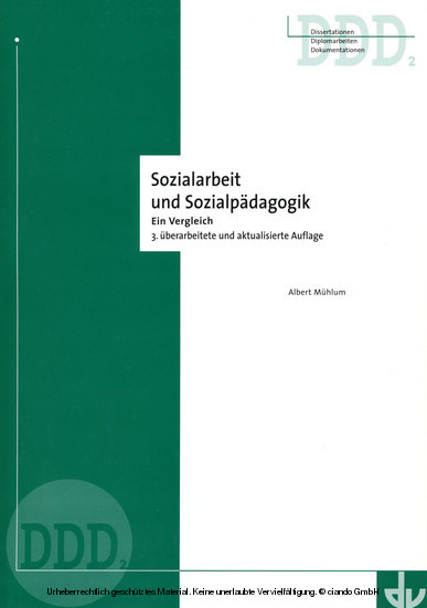 Sozialarbeit und Sozialpädagogik main product photo