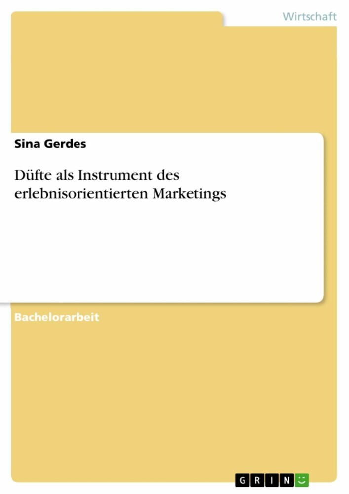 Düfte als Instrument des erlebnisorientierten Marketings main product photo