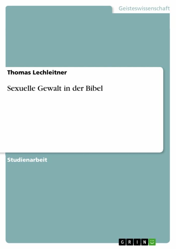 Sexuelle Gewalt in der Bibel main product photo