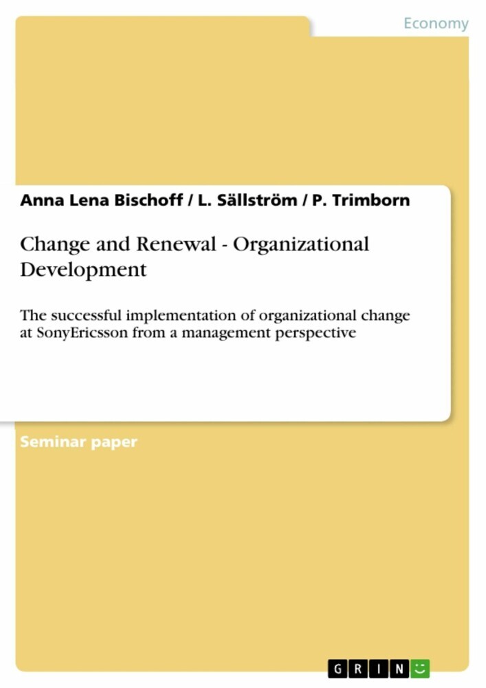 Change and Renewal - Organizational Development main product photo