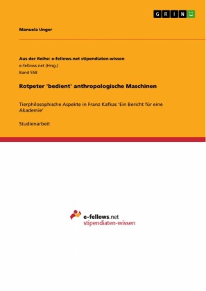 Rotpeter 'bedient' anthropologische Maschinen