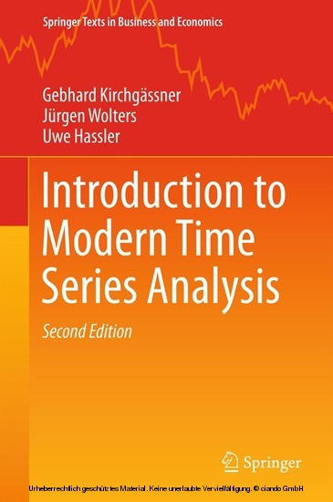 Introduction to Modern Time Series Analysis main product photo