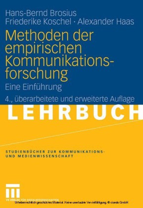Methoden der empirischen Kommunikationsforschung