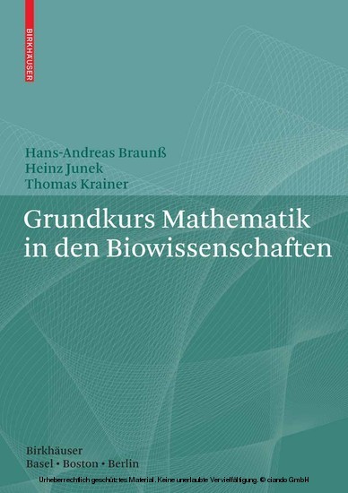 Grundkurs Mathematik in den Biowissenschaften main product photo