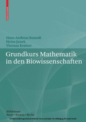 Grundkurs Mathematik in den Biowissenschaften