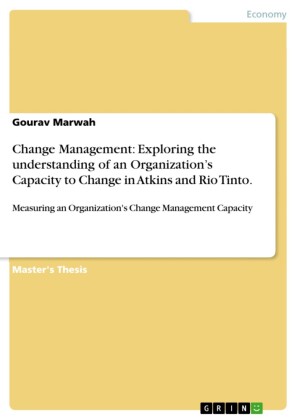Change Management: Exploring the understanding of an Organization's Capacity to Change in Atkins and Rio Tinto.