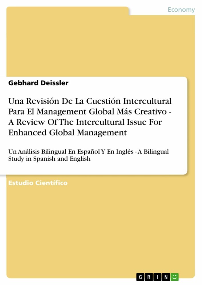 Una Revisión De La Cuestión Intercultural Para El Management Global Más Creativo - A Review Of The Intercultural Issue For Enhanced Global Management main product photo