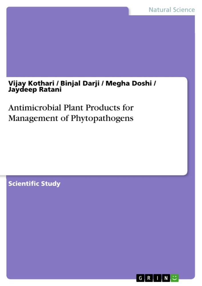 Antimicrobial Plant Products for Management of Phytopathogens main product photo