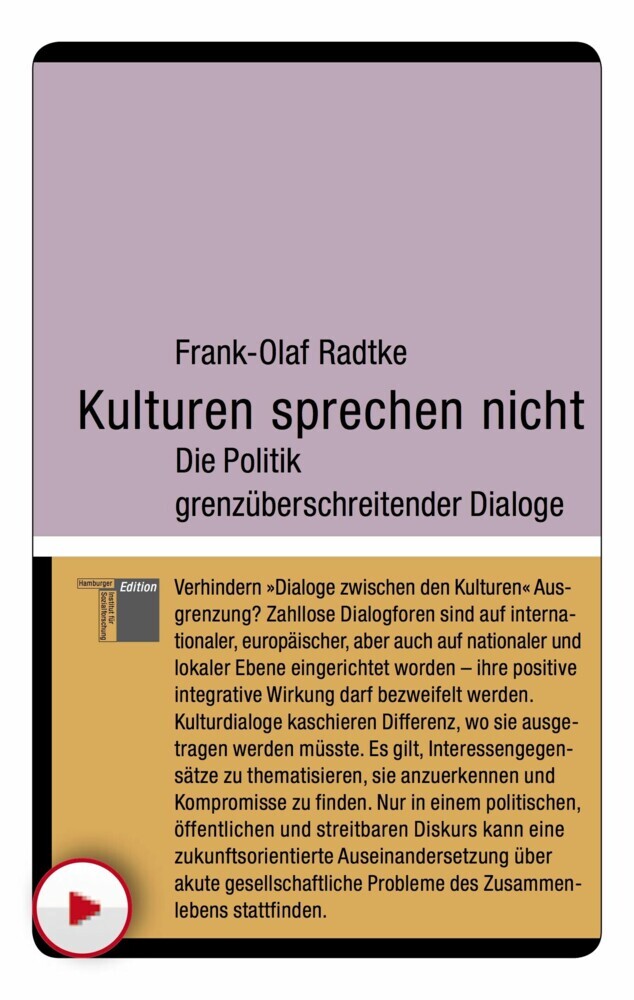 Kulturen sprechen nicht main product photo