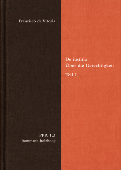 De iustitia. Über die Gerechtigkeit. Teil I main product photo