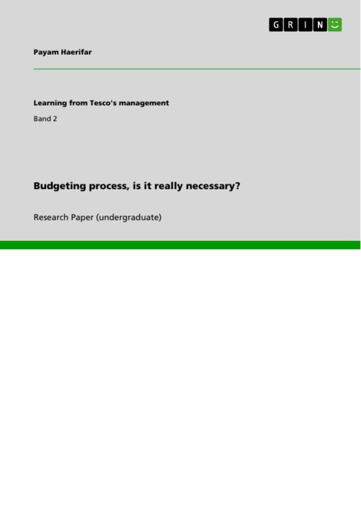 Budgeting process, is it really necessary? main product photo
