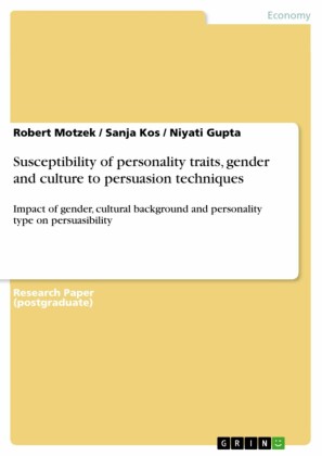 Susceptibility of personality traits, gender and culture to persuasion techniques