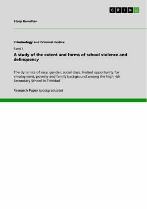 A study of the extent and forms of school violence and delinquency