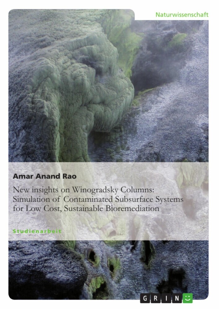 New insights on Winogradsky Columns: Simulation of Contaminated Subsurface Systems for Low Cost, Sustainable Bioremediation main product photo