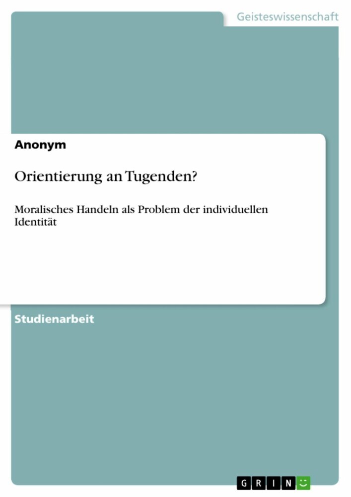 Orientierung an Tugenden? main product photo