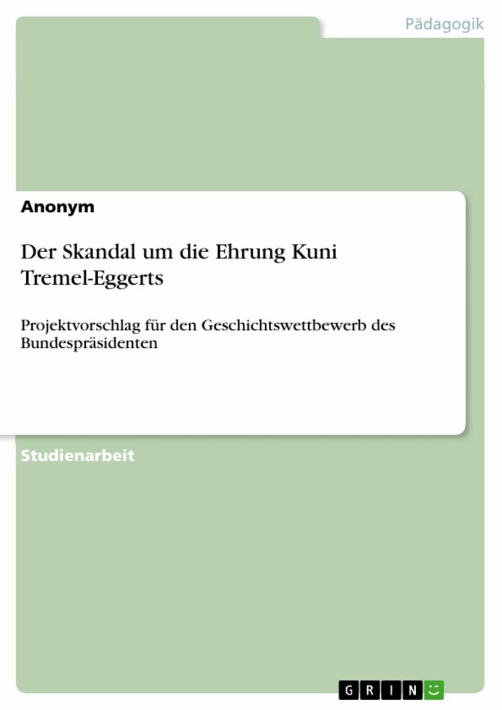Der Skandal um die Ehrung Kuni Tremel-Eggerts main product photo