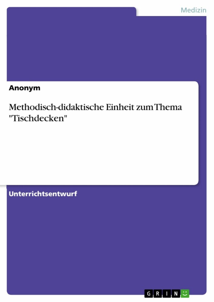 Methodisch-didaktische Einheit zum Thema 'Tischdecken' main product photo