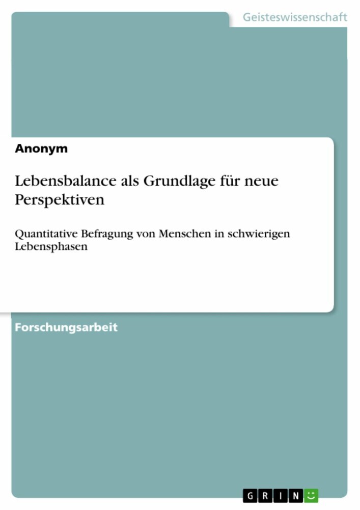 Lebensbalance als Grundlage für neue Perspektiven main product photo