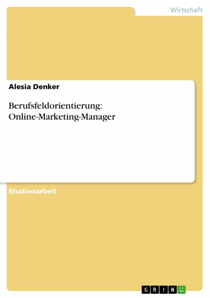 Berufsfeldorientierung: Online-Marketing-Manager main product photo