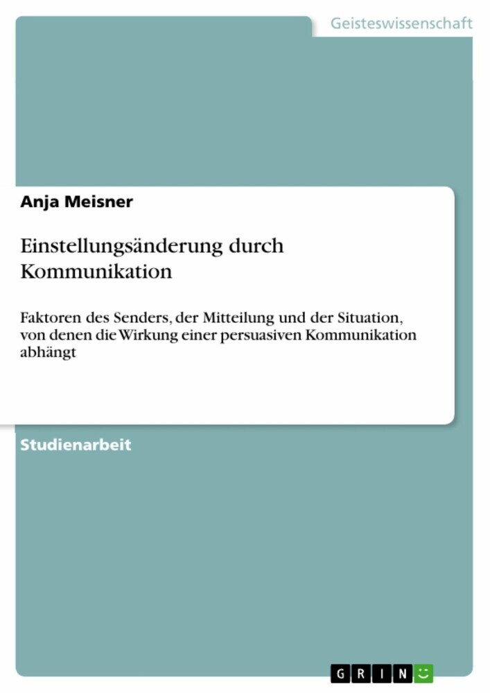 Einstellungsänderung durch Kommunikation main product photo