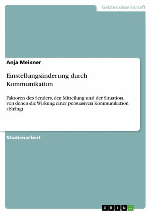 Einstellungsänderung durch Kommunikation