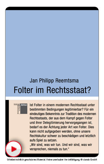 Folter im Rechtsstaat? main product photo