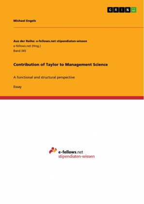 Contribution of Taylor to Management Science