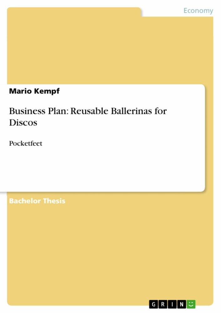 Business Plan: Reusable Ballerinas for Discos main product photo