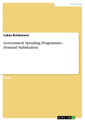 Government Spending Programmes - Demand Stabilization