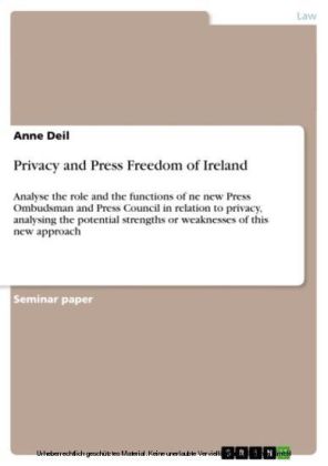 Privacy and Press Freedom of Ireland